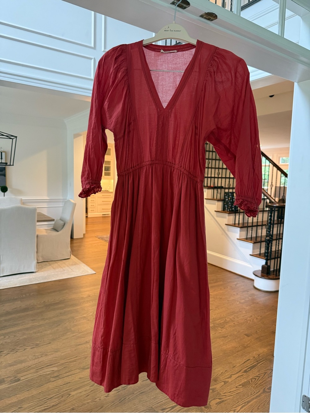 Ulla Johnson V-Neck Midi Dress